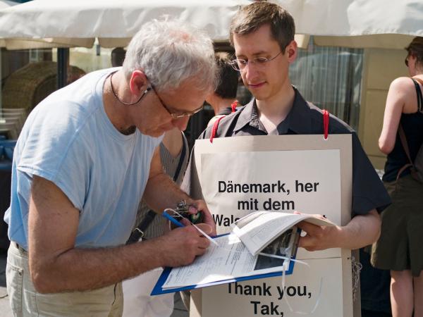 Protest against Whaling in Germany