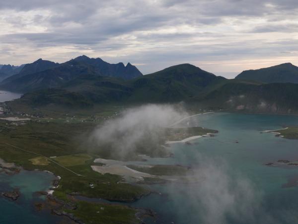 Scenic View of Lofoten in Norway