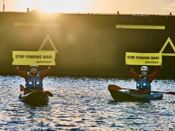 "Peace - Not Oil” Protest in Bremen