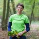 Portrait Sandra Hieke in Lubeck Forest in Germany