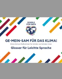 Gemeinsam für das Klima - Glossar Leichte Sprache - Druckversion