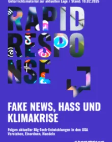 Unterrichtsmaterial: Fake News, Hass und Klimakrise