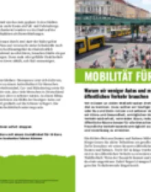 Mobilität für alle! - Flyer   