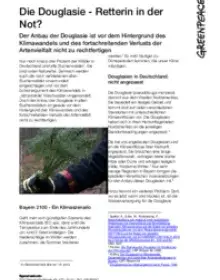 Die Douglasie - Retterin in der Not?