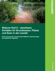 Wassergutachten für Welzow Süd II