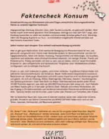 Factsheet: Konsum